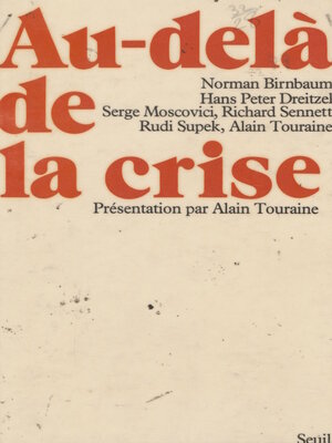 cover image of Au-delà de la crise